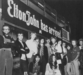 1970年，埃尔顿·约翰抵达洛杉矶